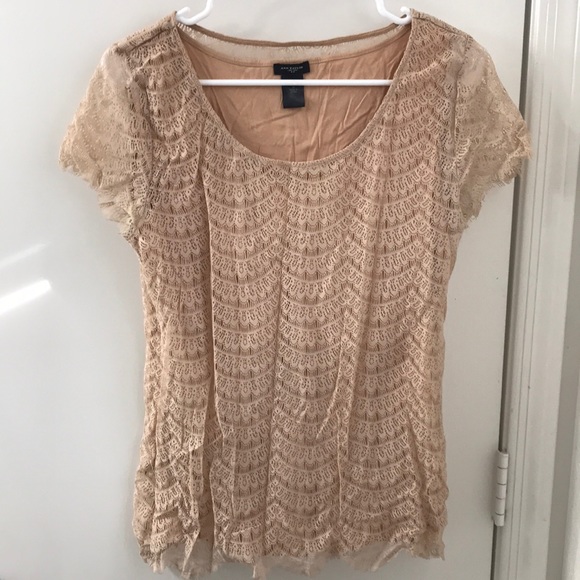 Ann Taylor Tops - Lace top perfect for any event